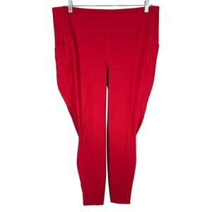 Lululemon Swift Speed High-Rise Tight Dark Red Women's Size 20 EUC